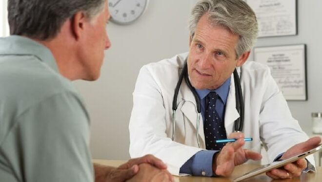 Der Patient nach Erhalt des Arztes